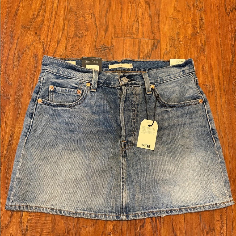 Levi's Classic Blue Mini Skirt